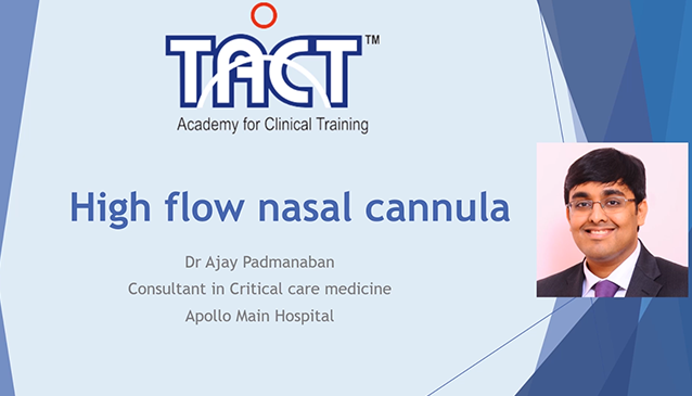 High flow nasal cannula