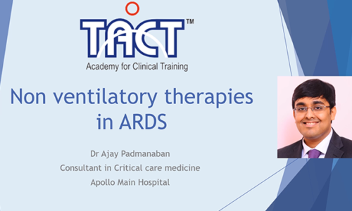 Lesson : Non Ventilatory therapies in ARDS