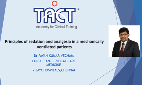 Principles of sedation and analgesia in a mechanically ventilated patients